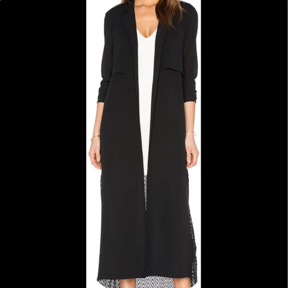 Summer lace duster coat by Olcay Gulsen